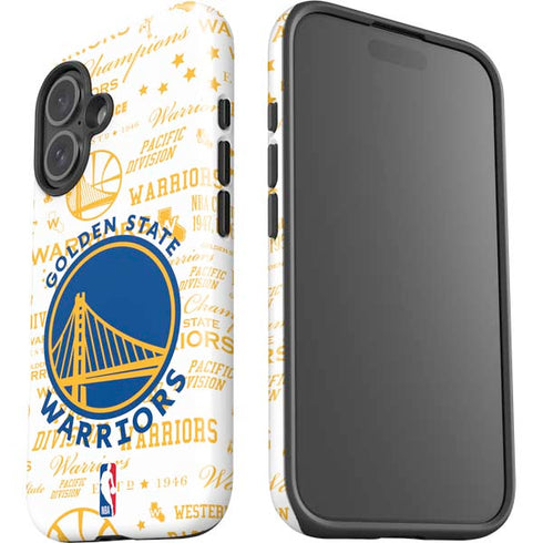 NBA Golden State Warriors Historic Blast iPhone 16 Impact Case